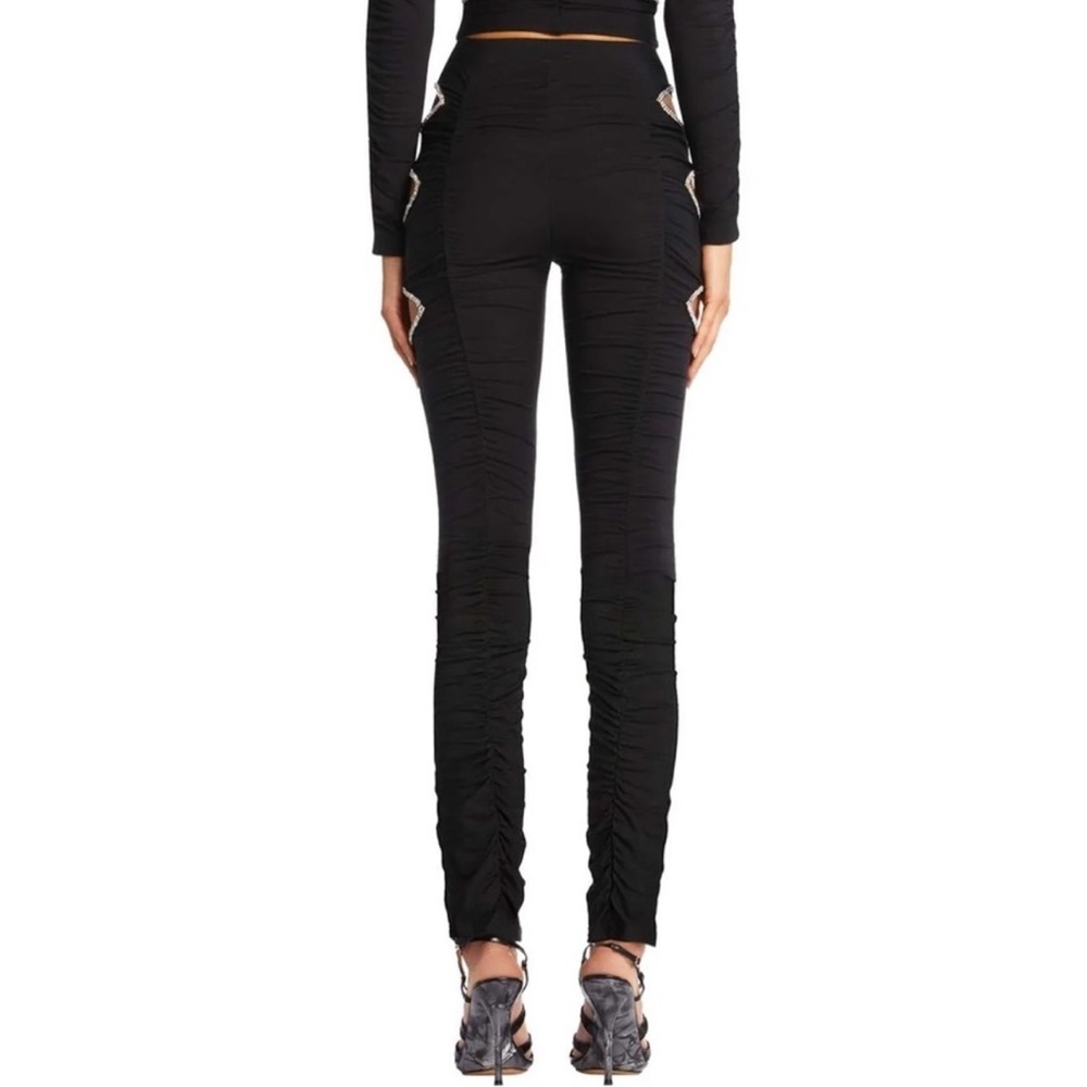 NWT I.AM.GIA Women’s Black Lovedoll Rhinestone Diamond
Ruched Skinny Pants - Picture 5 of 11